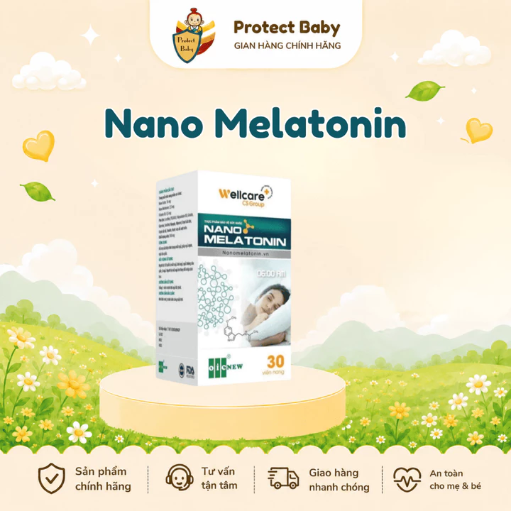 NANO MELATONIN (Lọ 30 viên) - Nano Melatonin tinh chất