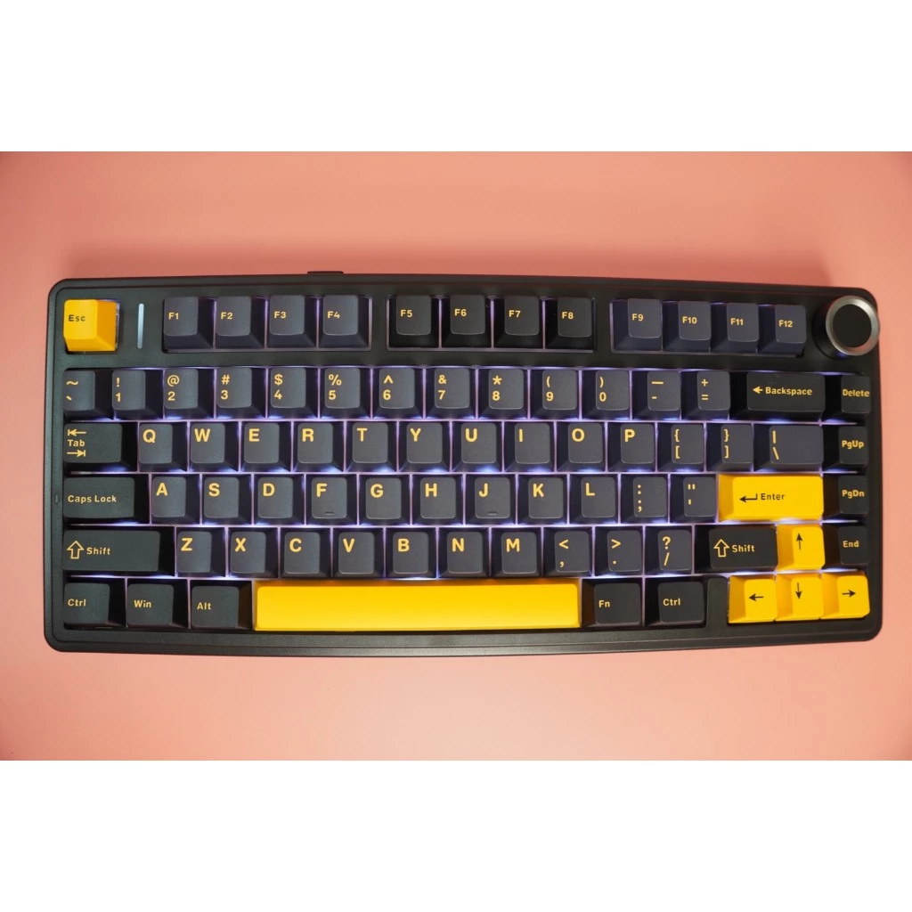 Bàn phím cơ gaming Aula F75 3 mode kết nối, có núm chỉnh âm lượng, LED RGB THkeyboard (NEW) | BigBuy360 - bigbuy360.vn