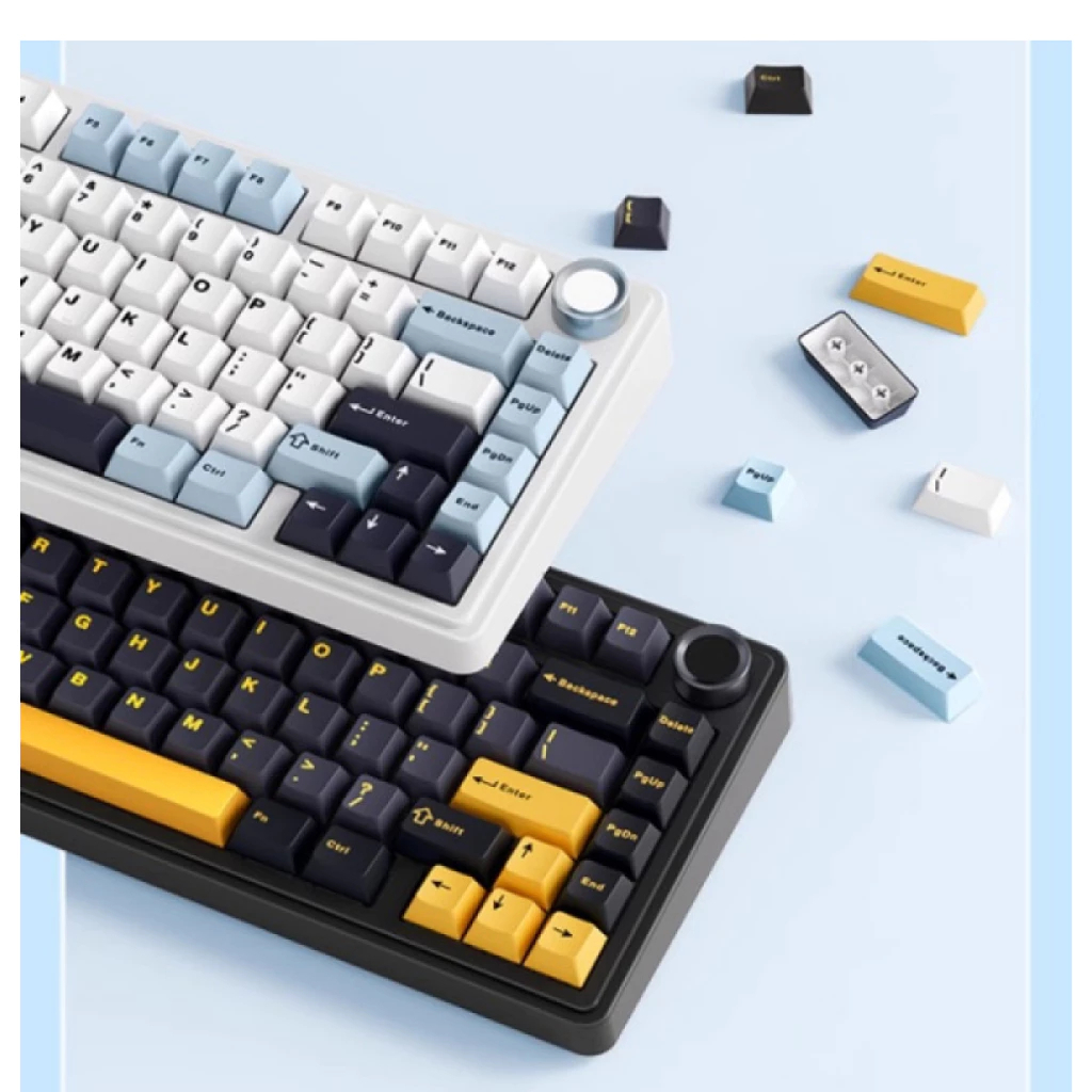 Bàn phím cơ gaming Aula F75 3 mode kết nối, có núm chỉnh âm lượng, LED RGB THkeyboard (NEW) | BigBuy360 - bigbuy360.vn