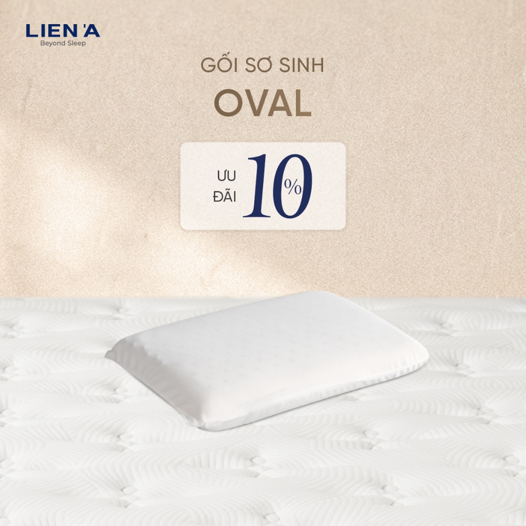 Gối Cao Su Oval Pompoms Đạt Chuẩn ECO An Toàn Lành Tính Cho Bé, Cao Su Thiên Nhiên Êm Ái