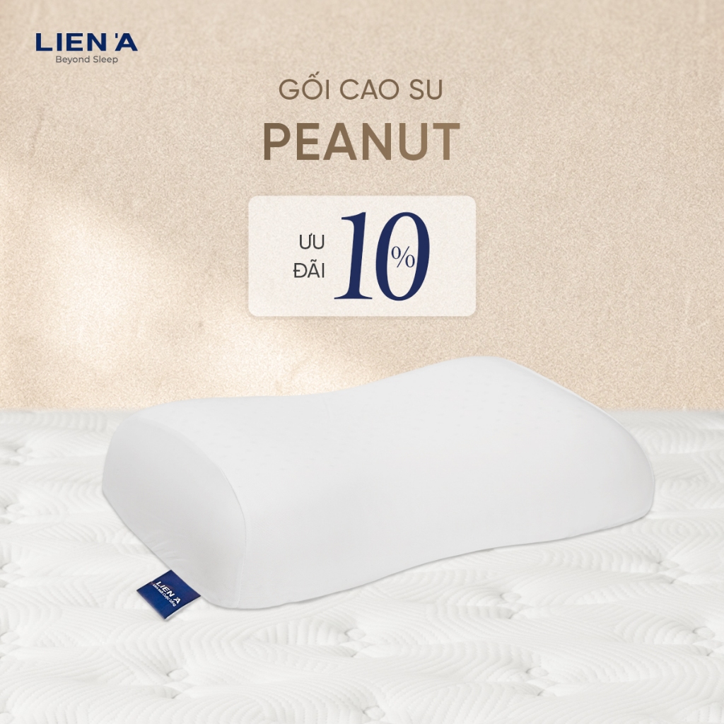 Gối Peanut cho bé dưới 3 tuổi size 24x32x7cm