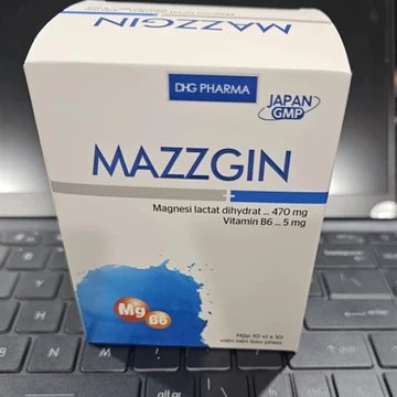 Hộp 100 Viên Uống MAZZGIN DHG – Bổ Sung Magie & Vitamin B6 Giảm Chuột Rút, Căng Thẳng