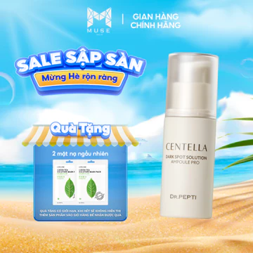 Tinh Chất Dưỡng Da Trắng Sáng Dr Pepti Centella Dark Spot Solution Ampoule 30ml