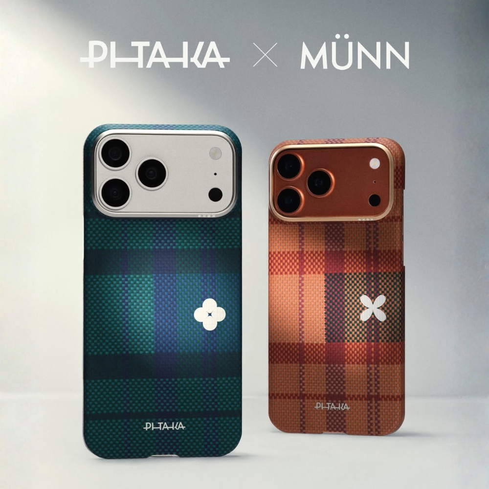 [NEW] Ốp Lưng PITAKA x MÜNN - Dành Cho iPhone 17 Pro/ Pro Max Siêu Mỏng Nhẹ, Sạc Từ Tính, Sợi Aramid