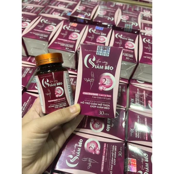 Viên Uống Giảm Béo Hỗ Trợ Giảm Mỡ Thừa Cao Trà Xanh, Lá Sen, Giảo Cổ Lam (Hộp 30 Viên)