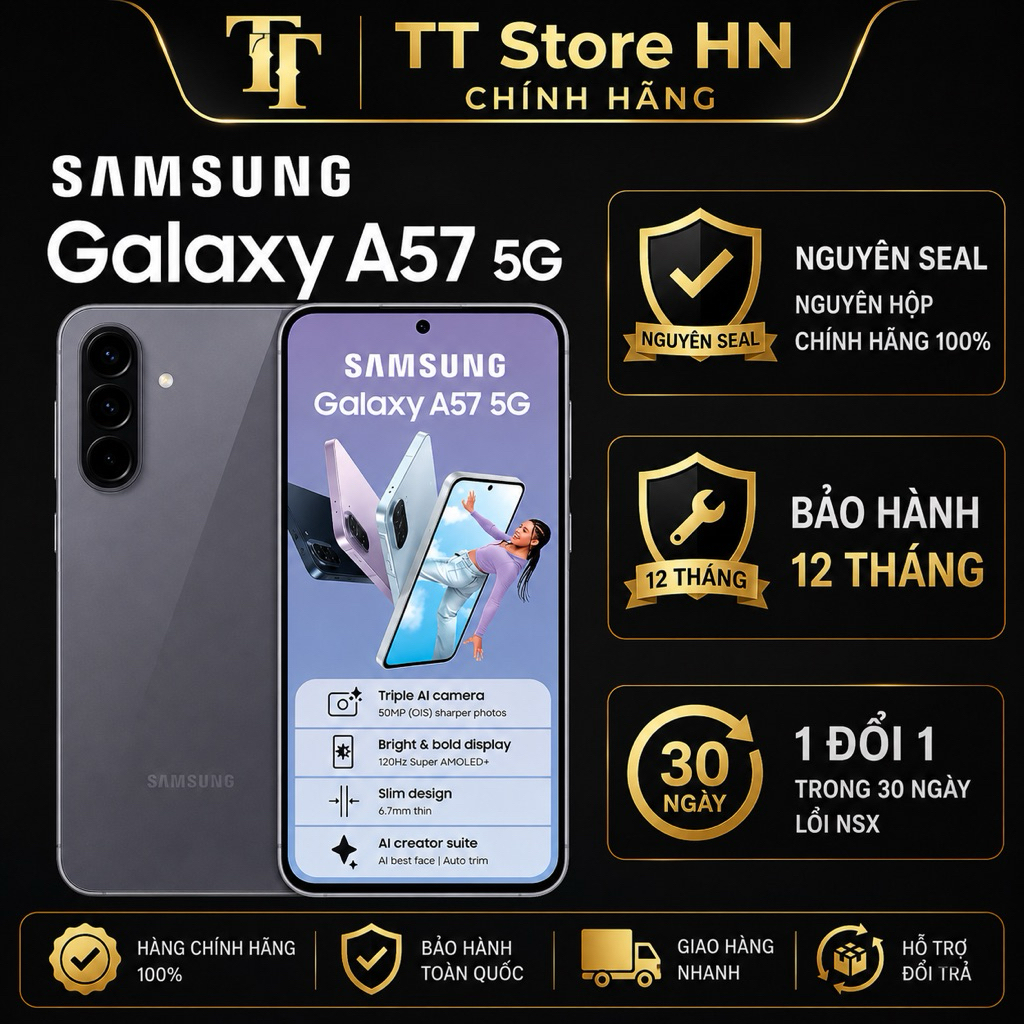 [ Kích T7]Điện Thoại Samsung Galaxy A57 5G 8GB/128GB – Mới Chính Hãng