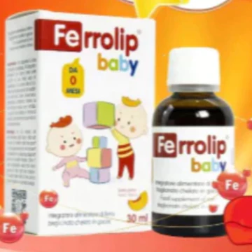FERROLIP BABY ( Lọ 30ml ) Bổ Sung Sắt Amin Hữu Cơ Thơm Ngon Cho Bé Khỏe Mạnh.giảm nguy cơ thiếu máu thiếu sắt ở trẻ em
