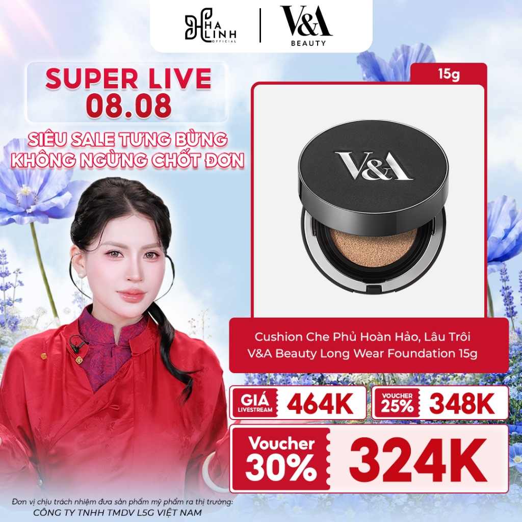 Cushion Che Phủ Hoàn Hảo, Lâu Trôi Long Wear Cushion Foundation 15g