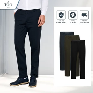 Quần Kaki Nam Dài Ống Suông Có Li Co Giãn Không Nhăn Không Bạc Màu TQQ Q109CSL