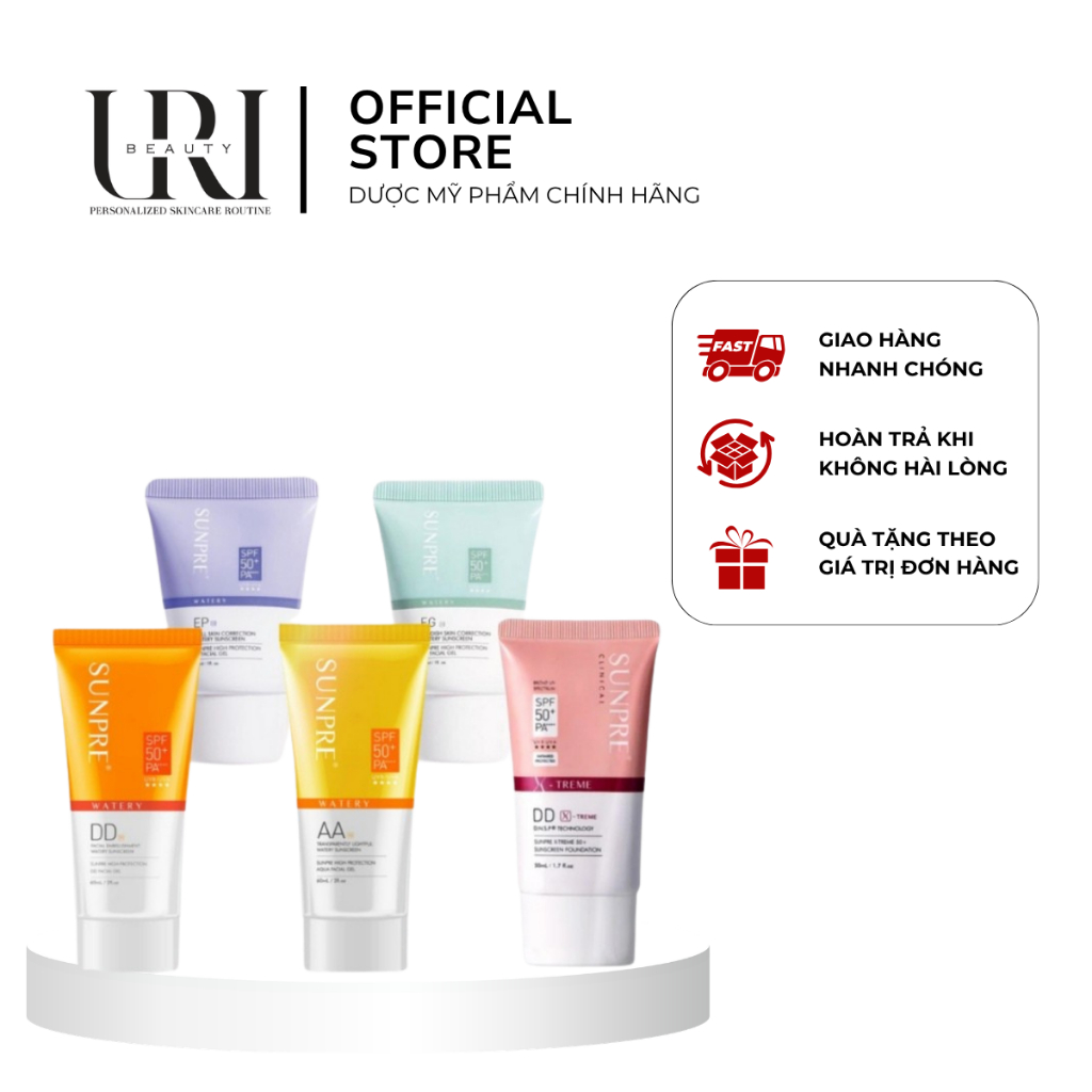 [Chính Hãng] MONA FREMA Sunpre DD / DD X-TREME / AA / EG / EP – Kem Chống Nắng SPF50+ 50ml