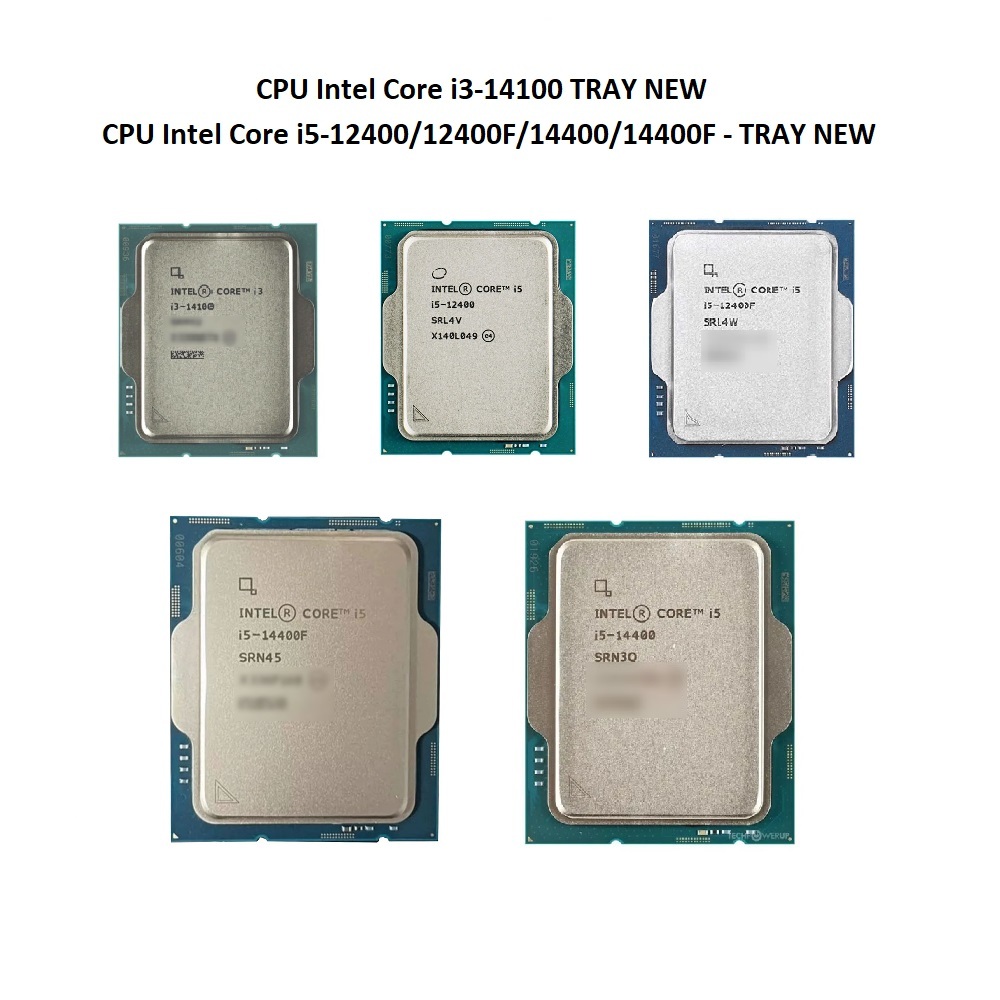 CPU Intel Core i5-12400/12400F/14400/14400F TRAY NEW (Không BOX) - BH 36 Tháng HACOM PC | BigBuy360 - bigbuy360.vn