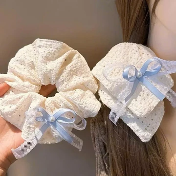 Scrunchies lụa cột tóc màu pastel trơn cao cấp Aminta- Dây buộc tóc scrunchie set dễ thương sang trọng