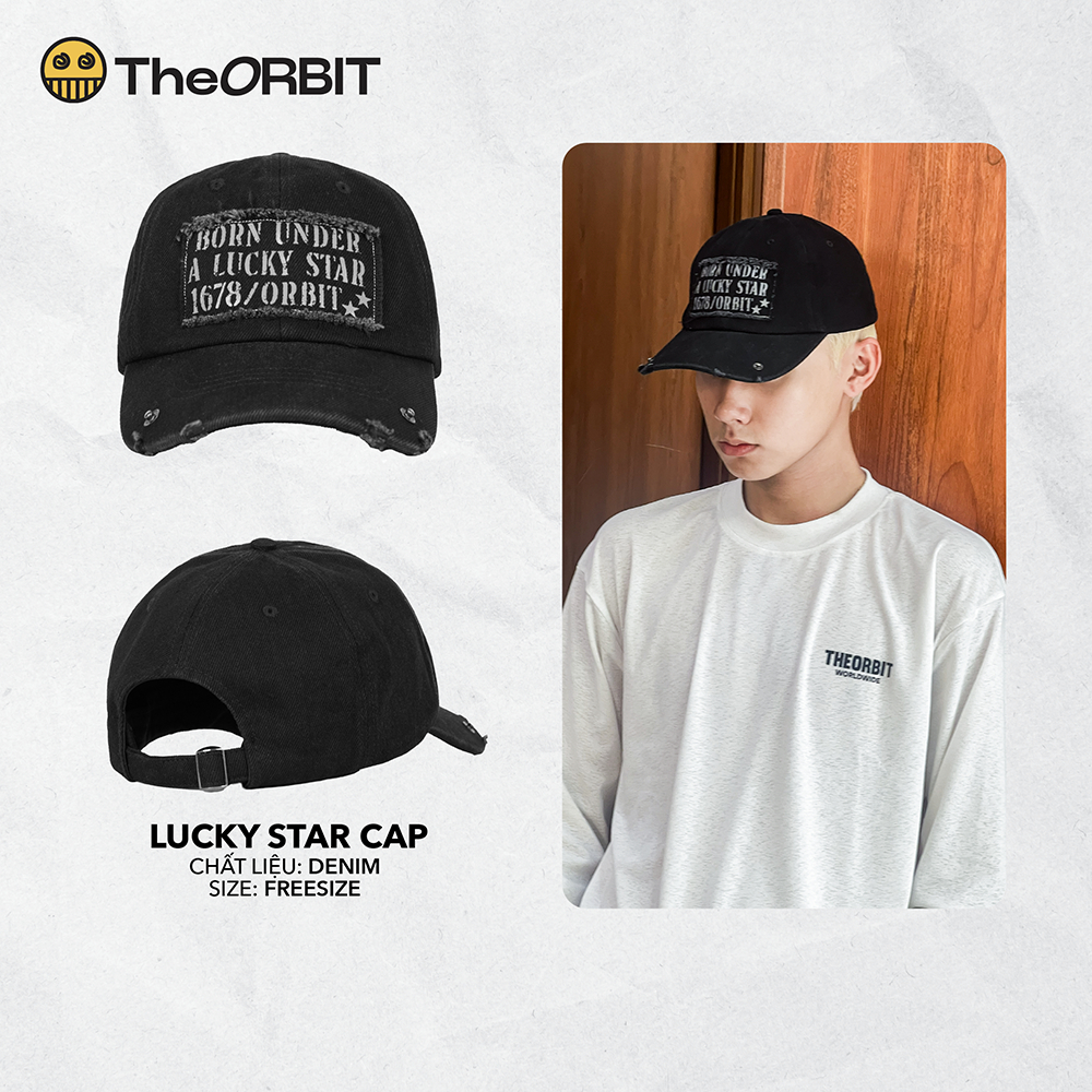 Mũ/Nón Nam Nữ The ORBIT Lucky Star Cap - Local Brand Chính Hãng