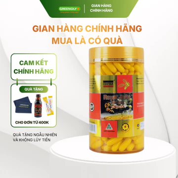 Costar Viên Uống Sữa Ong Chúa Royal Jelly Soft Gel 1610mg 365 Viên