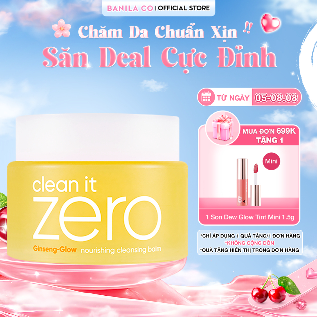 Sáp tẩy trang Banila Co C​l​e​a​n i​t Z​e​r​o C​l​e​a​n​s​i​n​g B​a​l​m N​o​u​r​i​s​h​i​n​g 100ML cho da khô