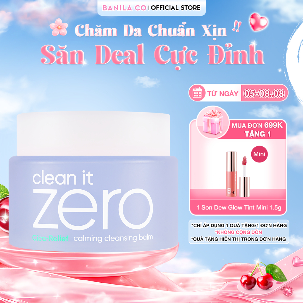 Sáp tẩy trang Banila Co C​l​e​a​n i​t Z​e​r​o C​l​e​a​n​s​i​n​g Calming 100ML cho da nhạy cảm