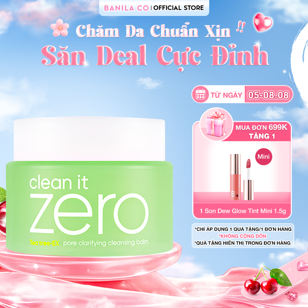 Sáp tẩy trang Banila Co Clean It Zero Cleansing Balm Pore Clarifying 100ML dành cho da dầu, mụn