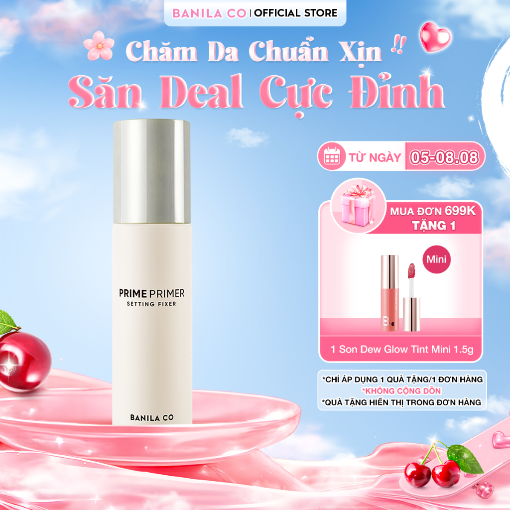 Xịt Khóa Giữ Lớp Trang Điểm Banila Co Prime Primer Setting Fixer Lâu Trôi