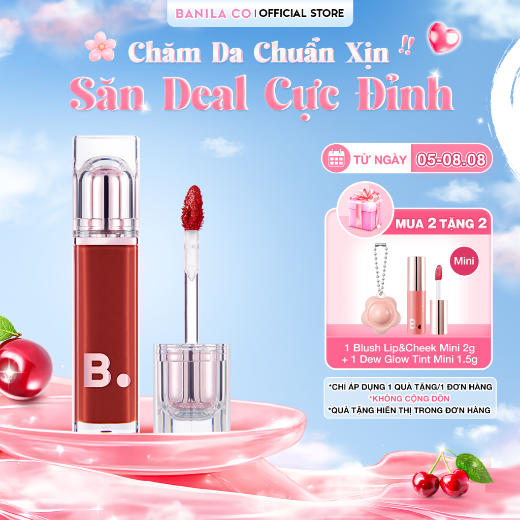 Son Tint Căng Bóng Lâu Trôi Banila Co Dew Glow Tint 3.8G