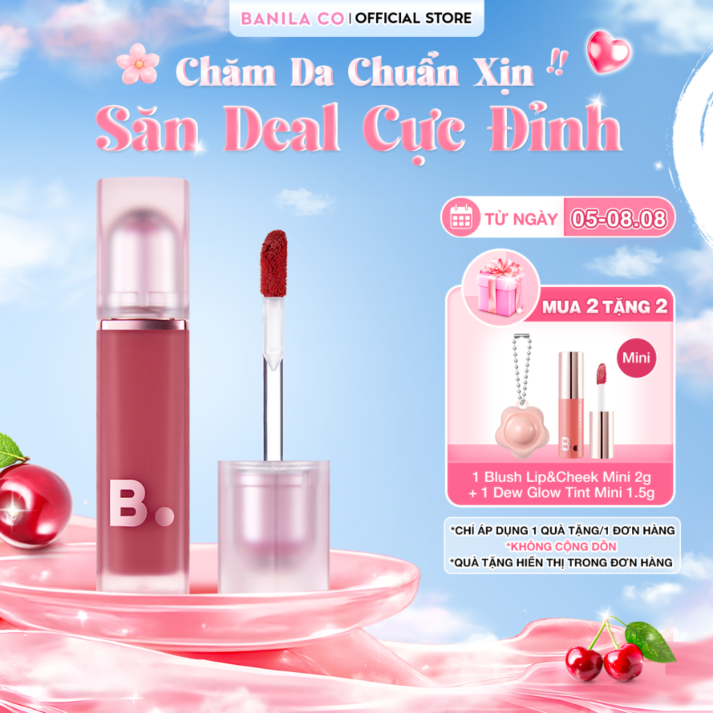 Son Tint Mịn Lì Không Gây Khô Môi Sheer Velvet Veil Tint 4.2G