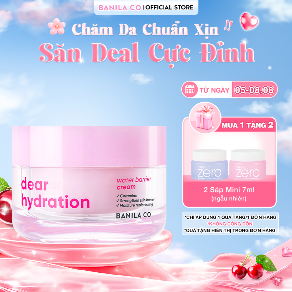 Kem Dưỡng Ẩm, Phục Hồi Tăng Cường Hàng Rào Bảo Vệ Da Banila Co Dear Hydration Water Barrier Cream 50ML