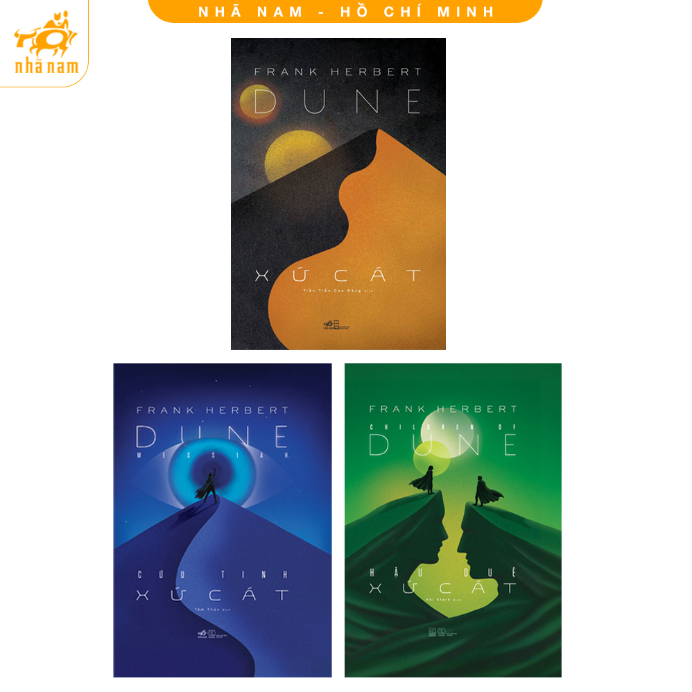 Series sách Dune: Xứ Cát + Cứu tinh Xứ Cát + Hậu duệ Xứ Cát (tặng 03 Bookmark) (Nhã Nam HCM)