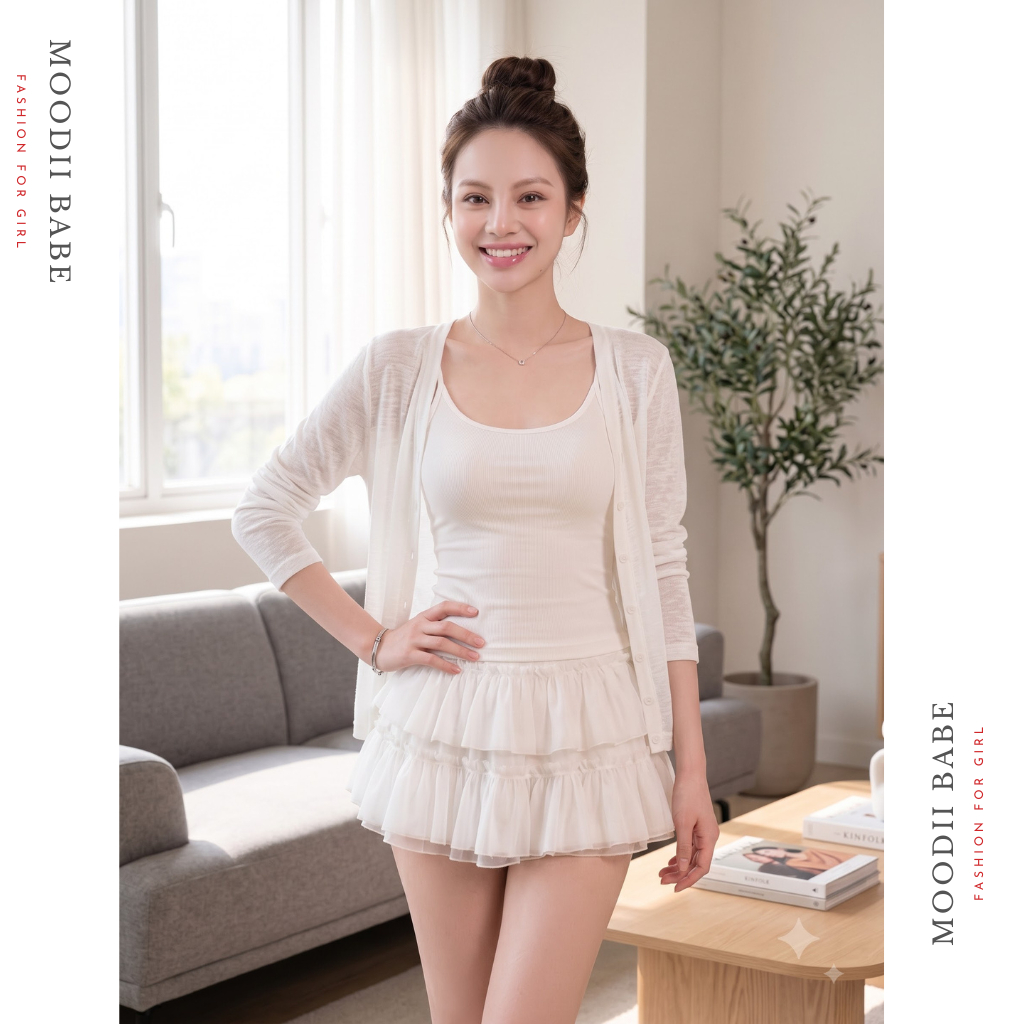 Áo Khoác Cardigan MỎNG NHẸ MÁT Dáng Dài Chất Liệu Thun Giấy Hottrend MOODII | BigBuy360 - bigbuy360.vn