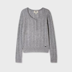 Áo Len WHO.A.U Henley neck Cable Pullover_WHKAGB926F