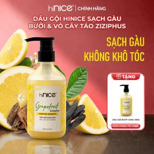 Dầu Gội Sạch Gàu Bưởi Vàng hiNICE Giảm Ngứa Da Đầu, Không Gây Khô Và Hỗ Trợ Giảm Gãy Rụng Tóc