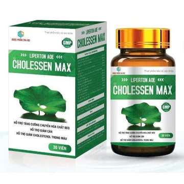 viên uống Cholessen max giảm đường, giảm mỡ trong máu, cao huyết áp cho người mắc bệnh tiểu đường Cholestin chai viên