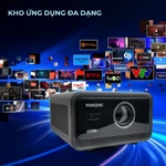 Máy chiếu mini YAMAZAKi A4K PRO xem Bóng Đá, Truyền Hình miễn phí Chất Lượng 4K — ảnh 2