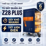 Máy Sấy Quần Áo Gấp Gọn Thông Minh Z28 Plus Zlife 2600w, Diệt Khuẩn Chống Ẩm Mốc Tiết Kiệm Điện — ảnh 1