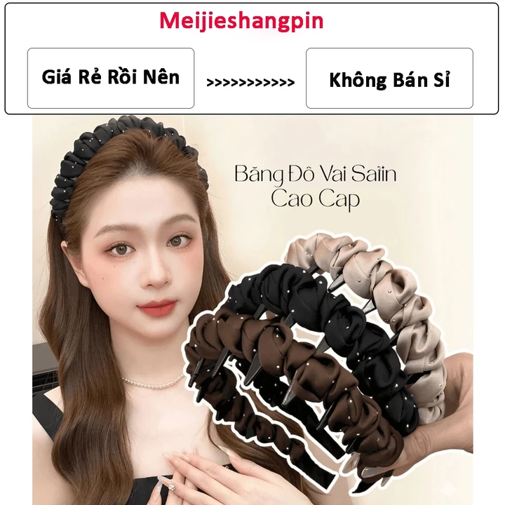 Băng đô,bờm cài tóc tạo độ bồng bềnh cho nữ Meijieshangpin