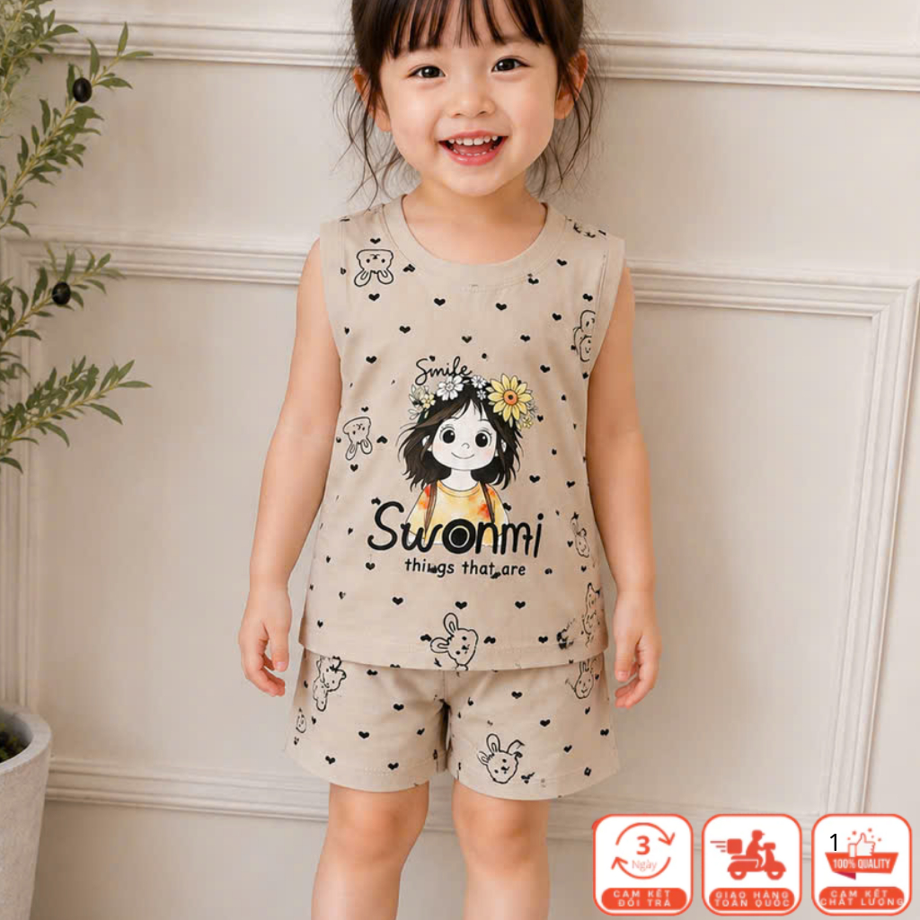BỘ BA LỖ IN HÌNH BÉ GÁI SIÊU YÊU