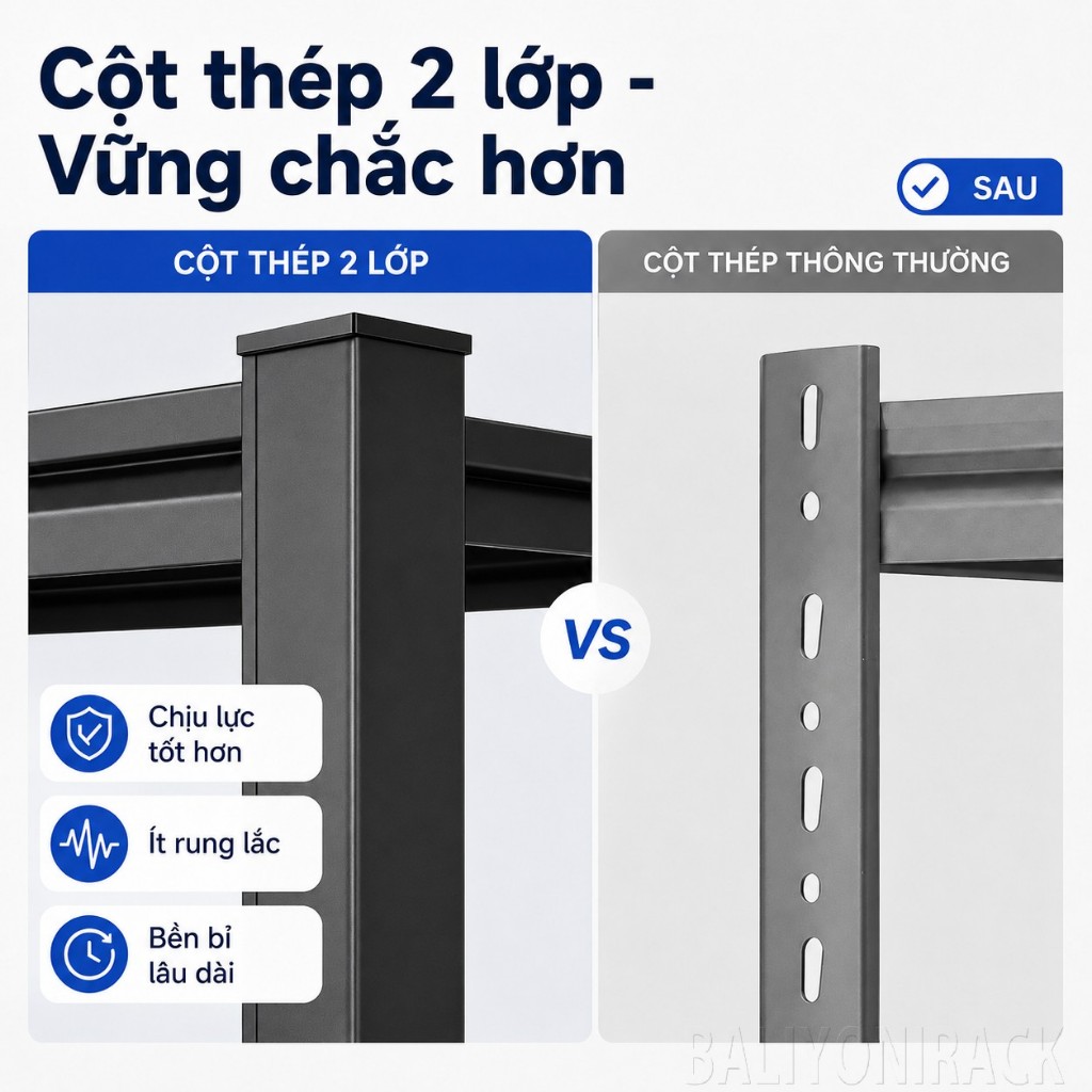 Bali Kệ Sắt Kệ Kho Đa Năng Chịu Lực Tốt Điều Chỉnh Tầng Kệ Để Đồ Cho Gia Đình Nhà Kho Garage | BigBuy360 - bigbuy360.vn