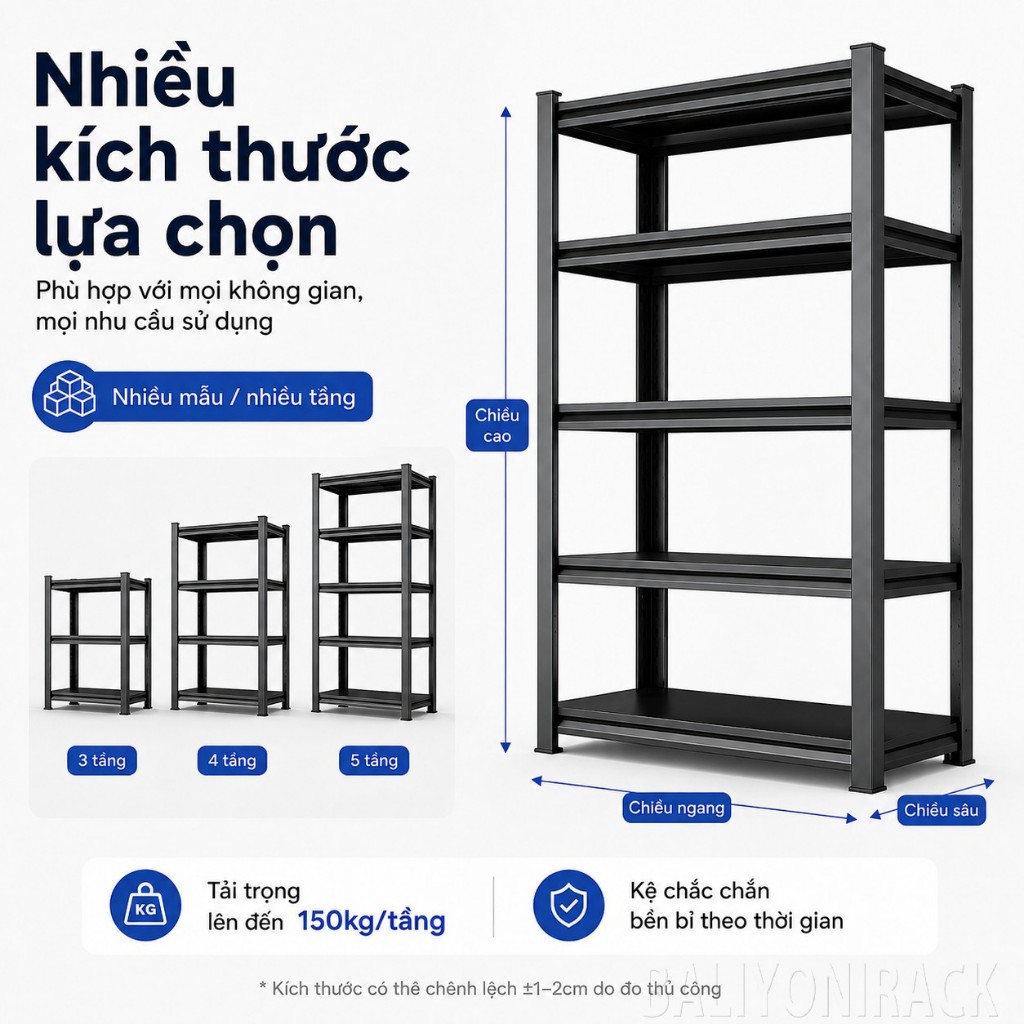 Bali Kệ Sắt Kệ Kho Đa Năng Chịu Lực Tốt Điều Chỉnh Tầng Kệ Để Đồ Cho Gia Đình Nhà Kho Garage | BigBuy360 - bigbuy360.vn