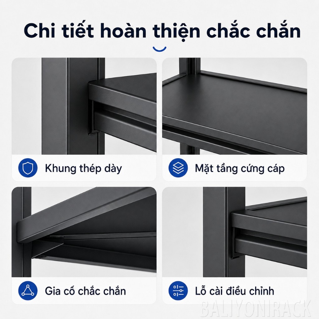 Bali Kệ Sắt Kệ Kho Đa Năng Chịu Lực Tốt Điều Chỉnh Tầng Kệ Để Đồ Cho Gia Đình Nhà Kho Garage | BigBuy360 - bigbuy360.vn