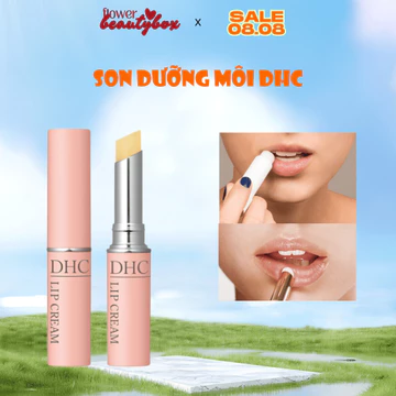 Son Dưỡng Môi DHC Lip Cream - Không Màu, Dưỡng Ẩm Cho Môi, Làm Hồng Môi, Cải Thiện Tình Trạng Nứt Nẻ - 1,5g.