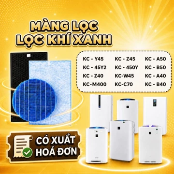 Bộ lọc LocKhiXanh® tương thích cho Màng lọc không khí SHARP KC-B40/40P1/A40/A50/Y45/45Y2/Z45/B50/50E8/50E9/W45/C70