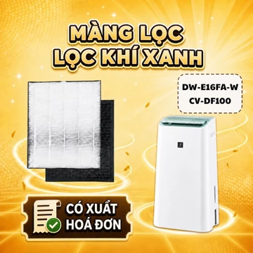 Bộ lọc LocKhiXanh® tương thích cho Màng lọc không khí Sharp DW-E16FA-W / CV-DF100.