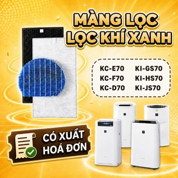 Bộ lọc LocKhiXanh® tương thích cho Màng lọc không khí Sharp KC-F70/ KC-D70/ KC-E70/ KC-G70/ KC-H70/ KC-J70/ KC-70TH1