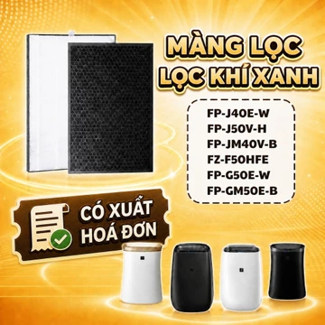 Bộ lọc LocKhiXanh® tương thích cho Màng lọc không khí Sharp FP-J40E-W / FZ-F50HFE / FP-JM40V-B / FP-G50E-W / FP-GM50E-B
