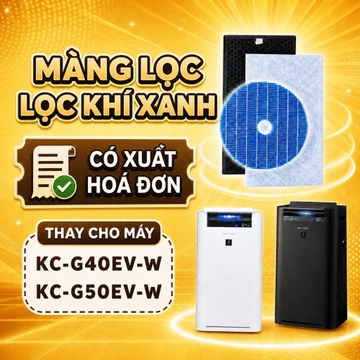 Bộ lọc LocKhiXanh® tương thích cho Màng lọc không khí Sharp KC-G40EV-W / KC-G50EV-W / FZ-D40HFE / FZ-G40DFE
