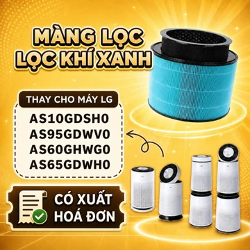 Màng lọc LocKhiXanh® tương thích cho Lõi lọc không khí LG Puricare 360 HIT / LG AS65GDWH0 / LG AS10GDWH. / LG 1 tầng & 2