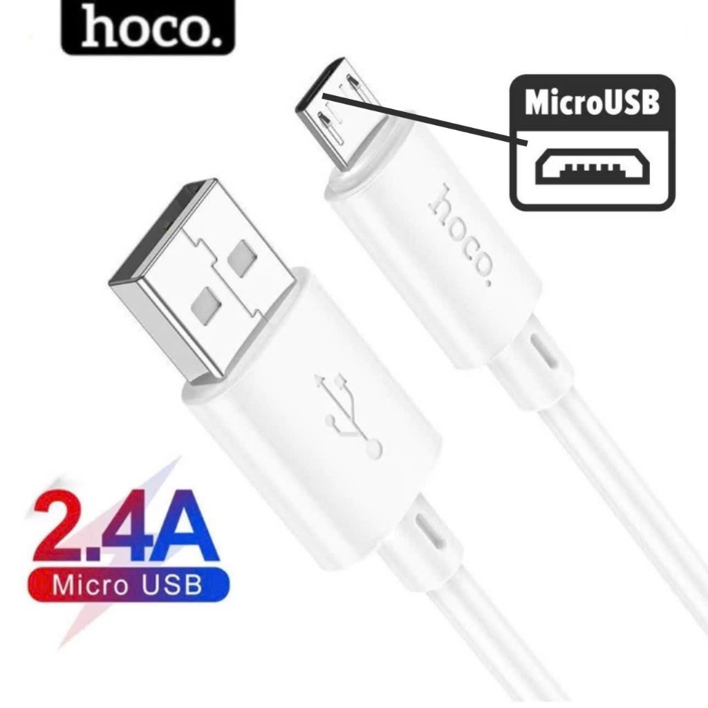 Dây sạc micro usb dùng cho điện thoại andoird samsung xiaomi oppo vivo … Hoco Cáp sạc 1m 2m 3m cho thiết bị điện tử