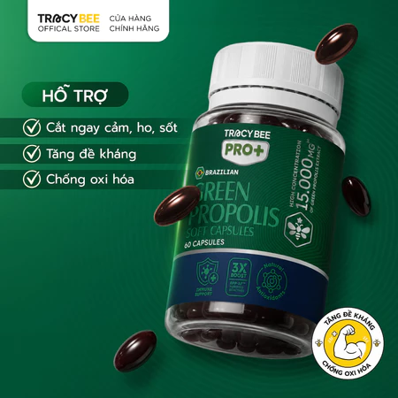 Keo ong xanh Tracybee 60 viên