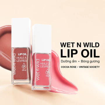 Son Dầu Dưỡng Môi Có Màu Wet n Wild Lip Oil – 7 Loại Dầu Tự Nhiên, Bóng Trong Mỏng Nhẹ