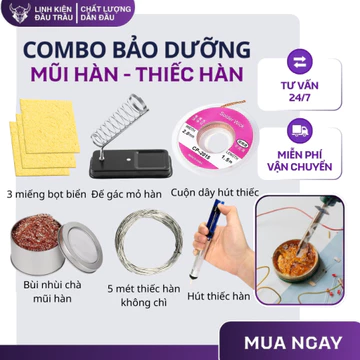 Làm sạch mũi hàn mỏ hàn 936 900 907 T12 C210 C245 mỡ hàn, bột phục hồi mỏ hàn, bùi nhùi, nhựa thông.