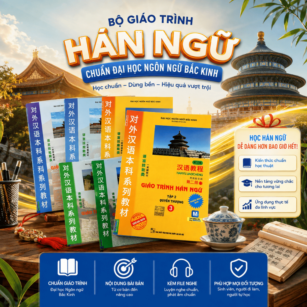 GIAO TRINH HAN NGU 全6巻セット新品未使 Sách - Combo Giáo Trình Hán Ngữ 6 Cuốn - Phiên bản mới (lẻ/combo