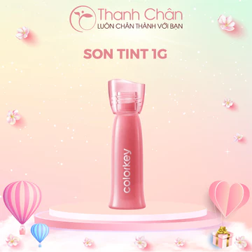 (QUÀ TẶNG) Son Tint Lì Colorkey Soft Matte Water Tint #R300 1g